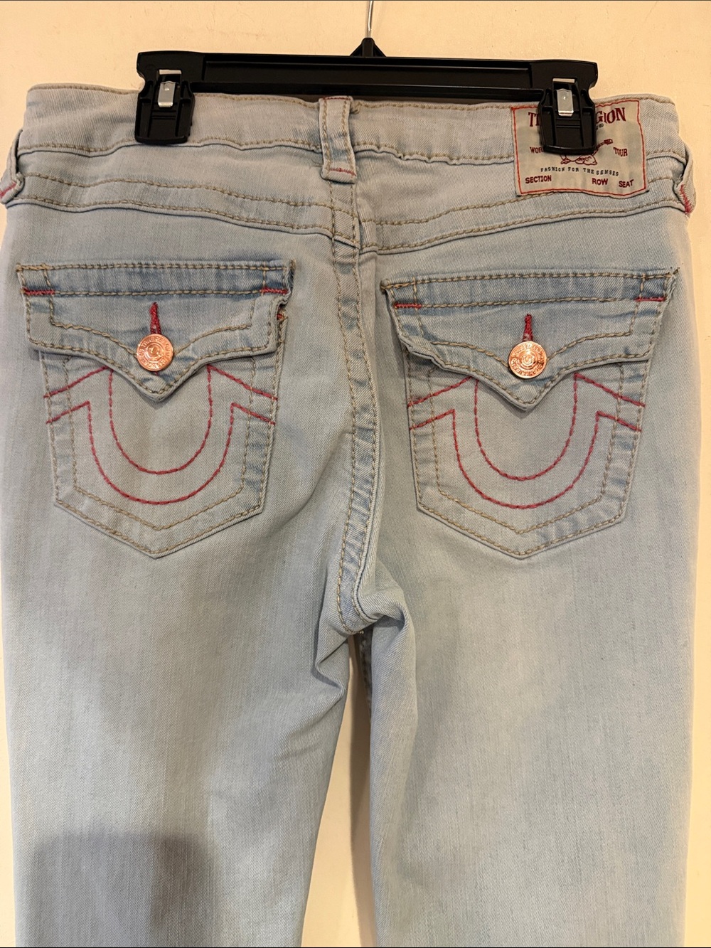 True Religion Light Blue Flare Jeans